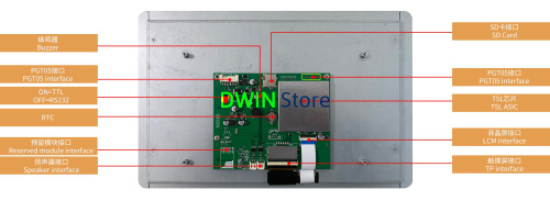 DMG19108C116_03W DWIN T5L2 UART HMI 11.6" IPS ЖК-дисплей коммерческого класса фото 2