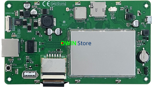 DMG80480T050_32WTC DWIN 5" IPS ЖК-дисплей Android 800*480 промышленного класса с сенсорной емкостной панелью фото 2