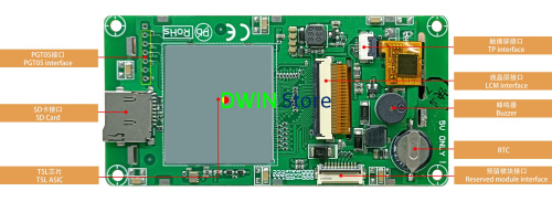 DMG64360T030_01W DWIN T5L0 UART HMI 3" IPS ЖК-дисплей промышленного класса фото 2