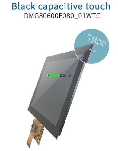 DMG80600F080_01W DWIN T5L1 UART HMI 8" супертонкий TN ЖК-дисплей COF серии