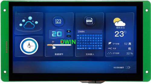 DMG10600C070_03W DWIN T5L2 UART HMI 7" IPS ЖК-дисплей коммерческого класса
