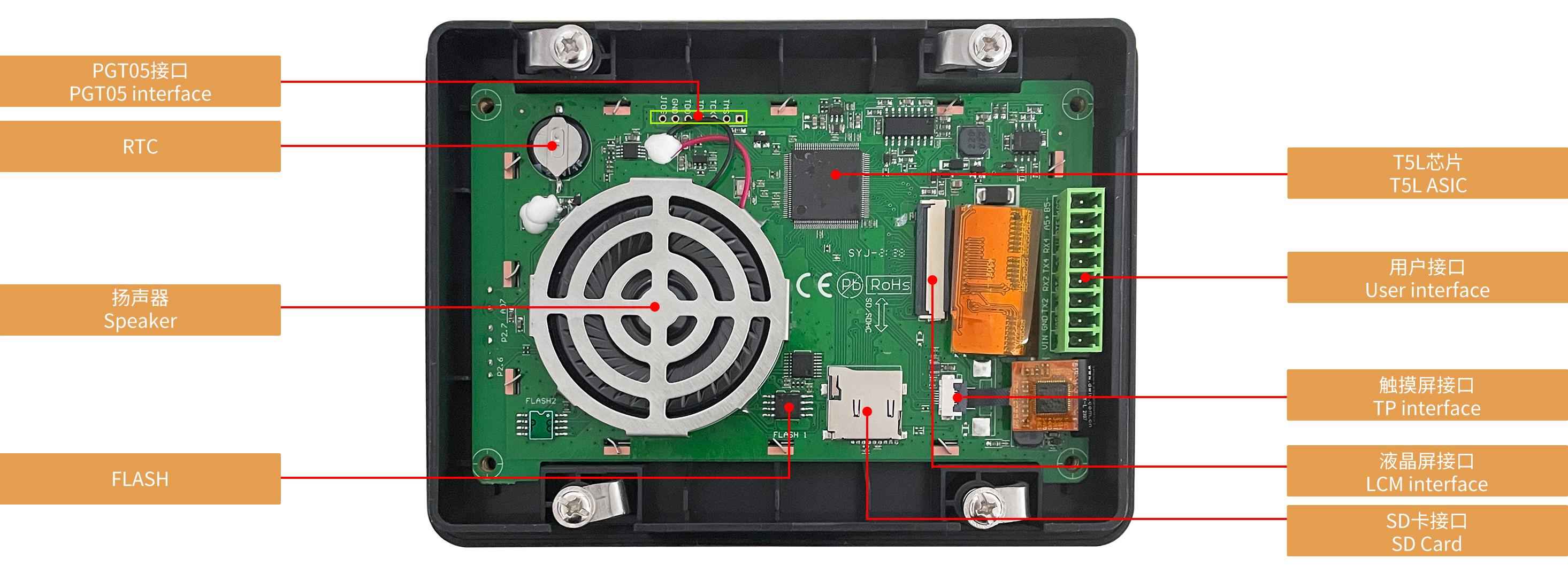 DMG80480T043_A5W DWIN T5L1 UART HMI 4.3" PLC Modbus IPS ЖК-дисплей промышленного класса
