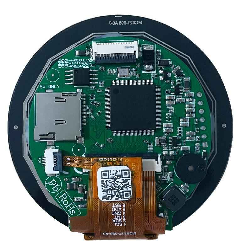 DMG48480C021_02WTC DWIN T5L1 UART HMI 2.1" круглый IPS ЖК-дисплей коммерческого класса с сенсорной ёмкостной панелью