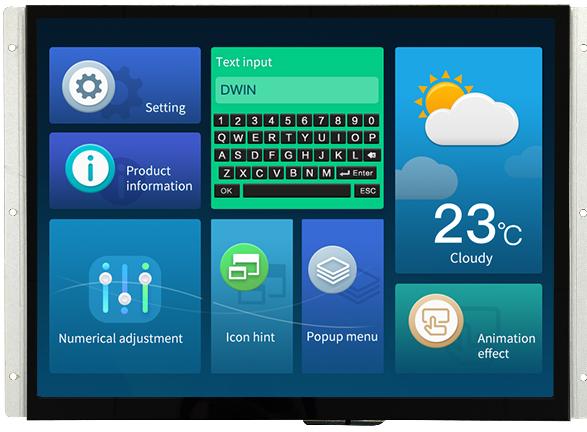 DMG80600Y121_01N DWIN T5L1 UART HMI 12.1" TN ЖК-дисплей класса красоты