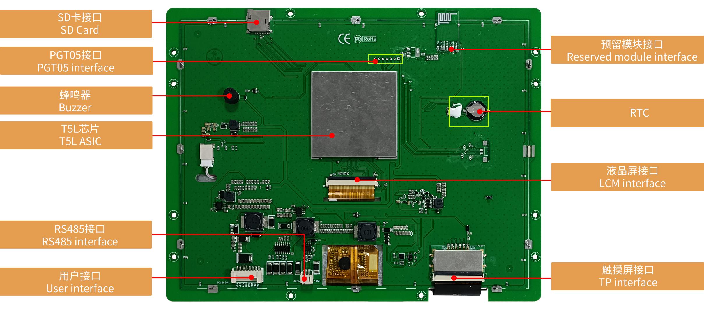 DMG10768S104_03W DWIN T5L1 UART HMI 10.4" IPS ЖК-дисплей для суровых условий окружающей среды