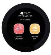 DMG48480C028_03W DWIN T5L1 HMI 2.8" круглый IPS ЖК-дисплей коммерческого класса