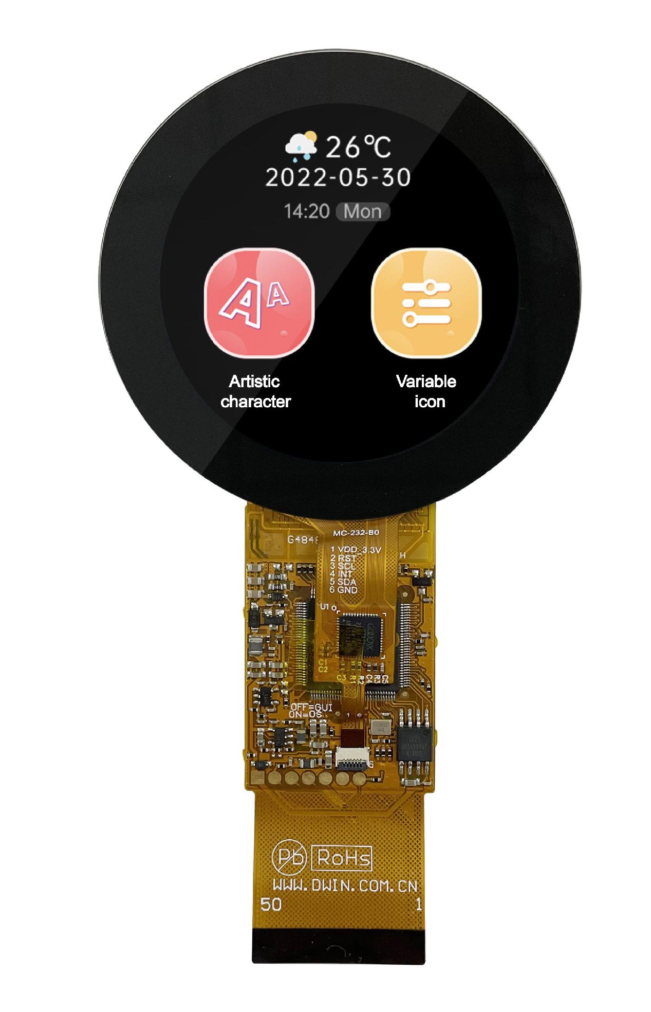 DMG48480F021_01W DWIN T5L0 HMI 2.1" IPS супертонкий ЖК-дисплей COF серии