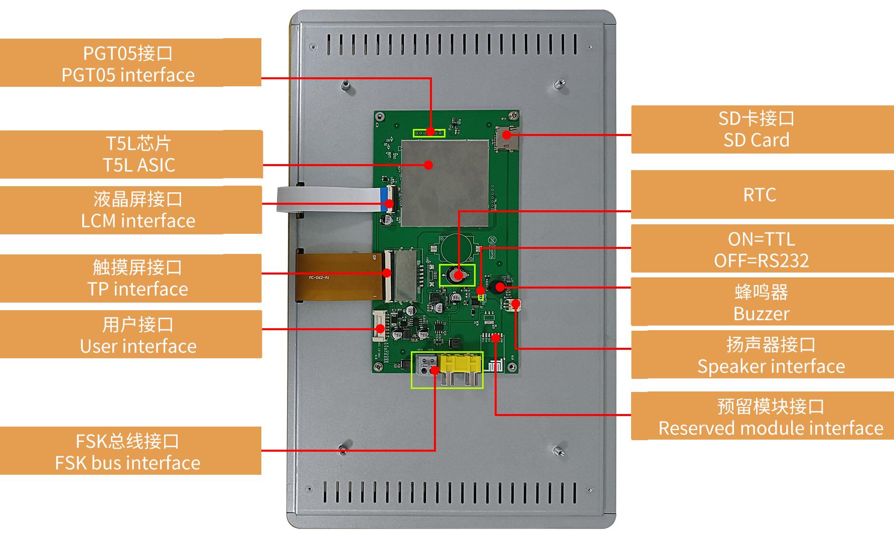 DMG19108C133_05WTC DWIN T5L2 UART HMI 13.3" IPS 2K HD ЖК-дисплей коммерческого класса