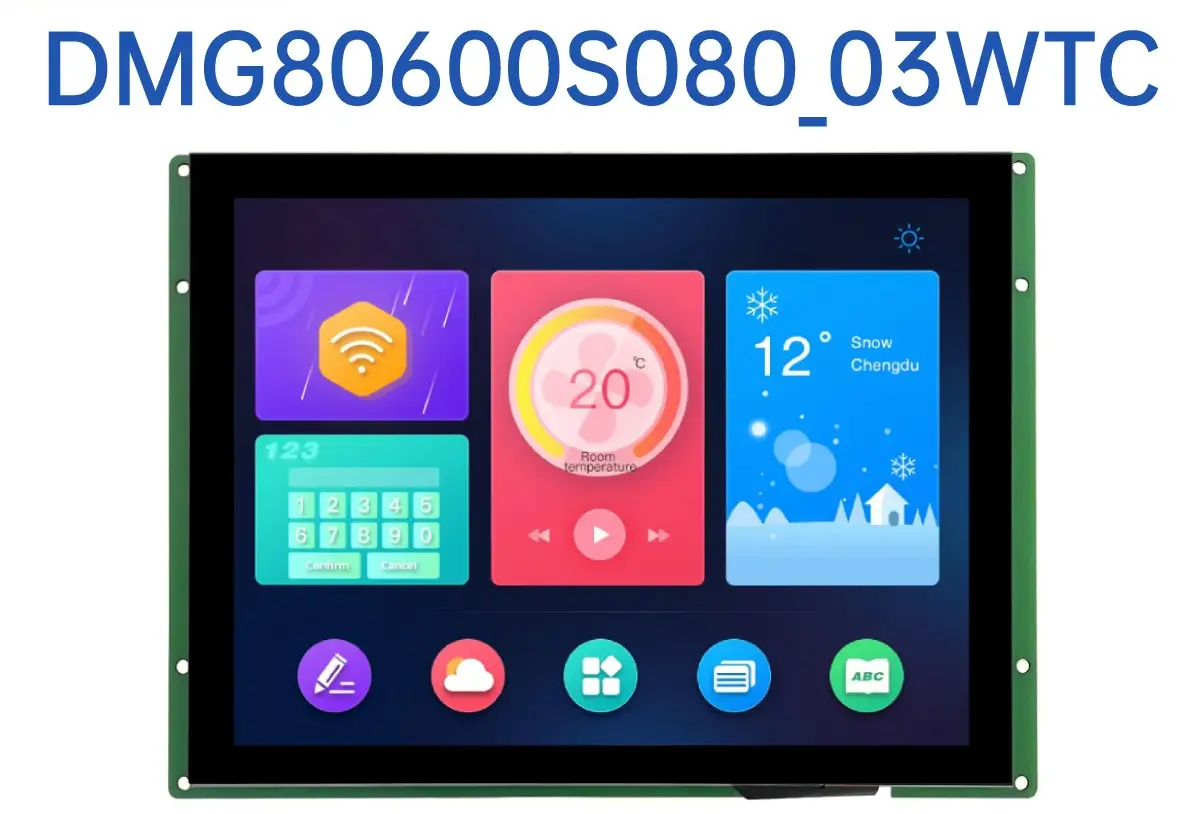 DMG80600S080_03W DWIN T5L1 UART HMI 8" TN ЖК-дисплей для суровых условий эксплуатации