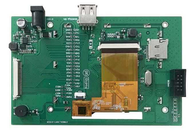 EKT035A DWIN T5L0 UART HMI 3.5" IPS ЖК-дисплей с оценочной платой разработки