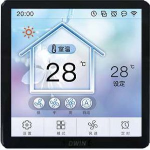 TC041C11U(W)04 DWIN RS485 HMI 4.1" IoT IPS-Smart-LCD термостат