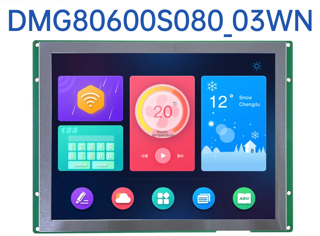 DMG80600S080_03W DWIN T5L1 UART HMI 8" TN ЖК-дисплей для суровых условий эксплуатации