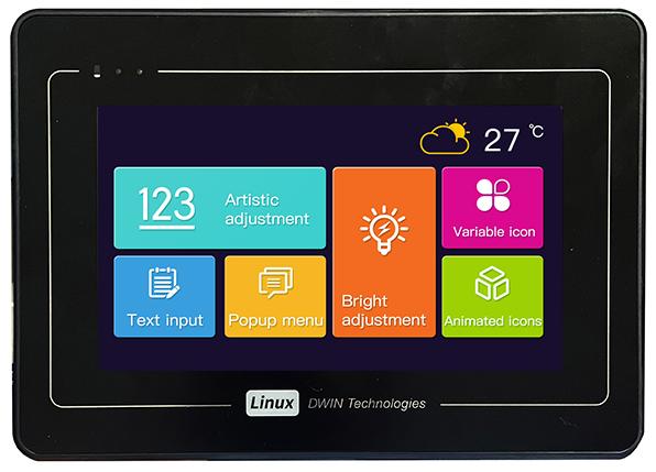 DMT10600T070_37W DWIN 7" Linux IPS ЖК-дисплей в корпусе промышленного класса