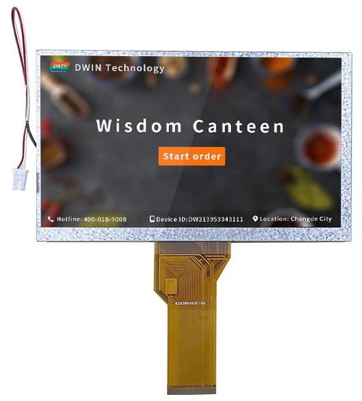 LN80480T070ID4598 DWIN 7" TN ЖК-модуль800*480 с RGB интерфейсом