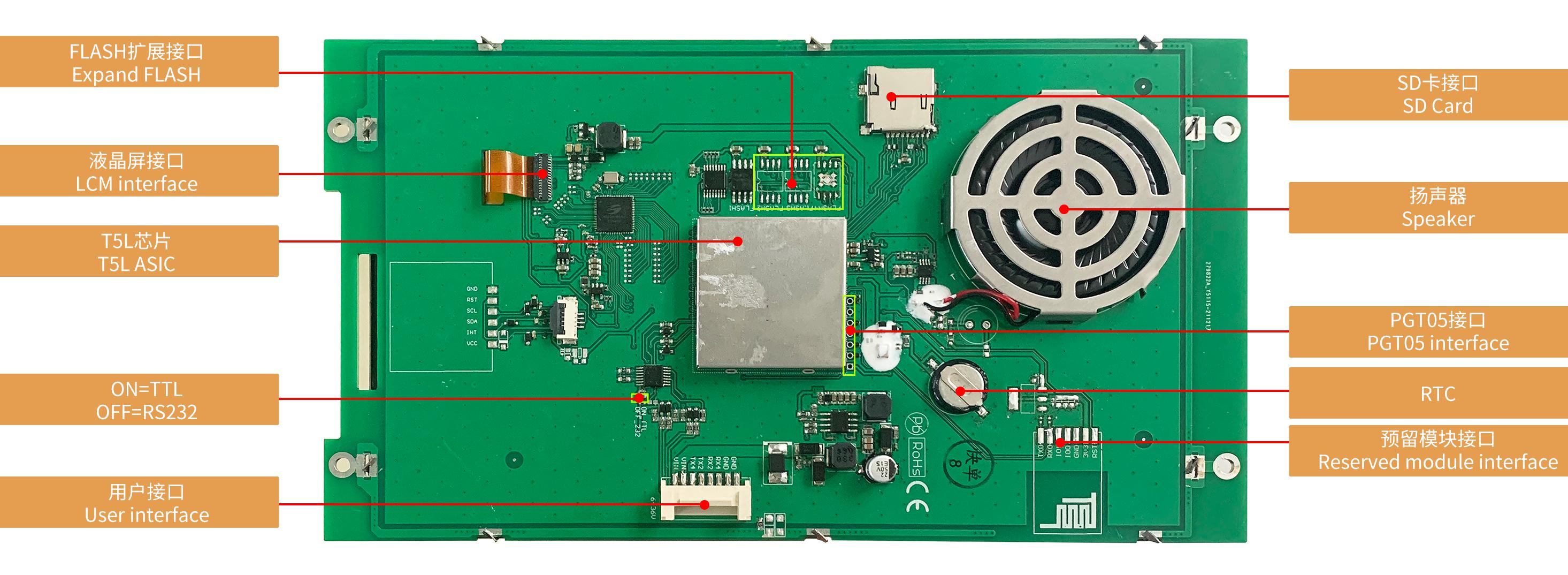 DMG12800C080_03W DWIN T5L2 UART HMI 8" IPS ЖК-дисплей HMI коммерческого класса