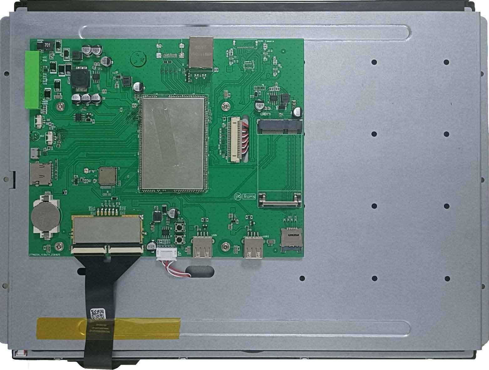 DMG10768T150_40WTC DWIN 15" Linux ЖК-дисплей 1024*768 промышленного класса с сенсорной ёмкостной панелью