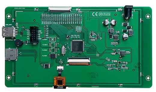 EKT070A DWIN T5L0 UART HMI 7" TN ЖК-дисплей с оценочной платой разработки