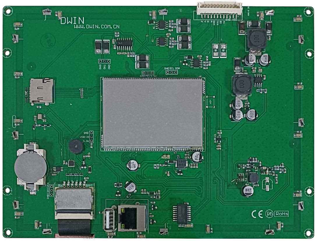 DMT10768T080_35WTC DWIN 8" Linux IPS ЖК-дисплей 1024*768 промышленного класса с сенсорной ёмкостной панелью