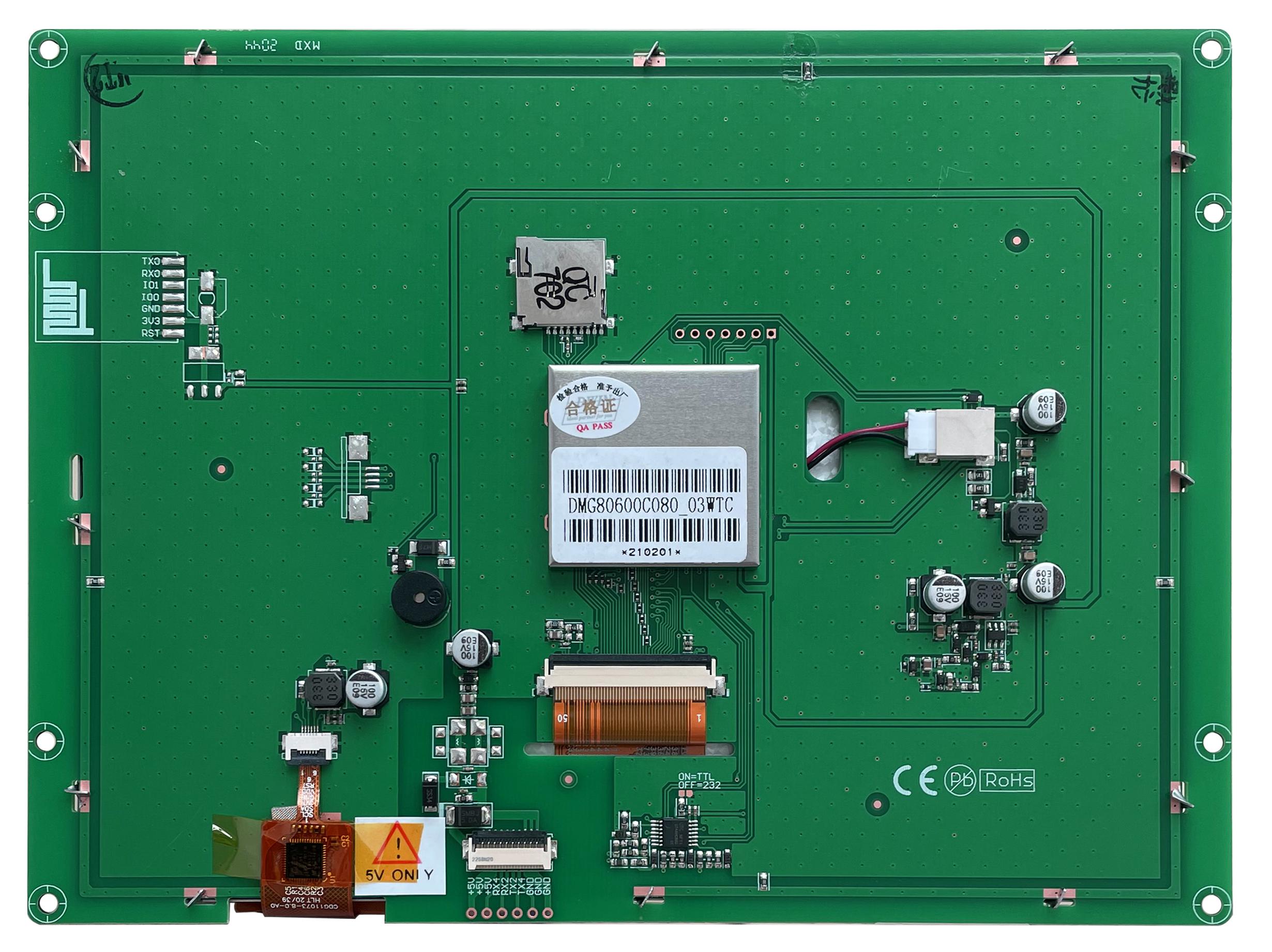 DMG80600C080_03W DWIN T5L1 UART HMI 8" TN ЖК-дисплей коммерческого класса