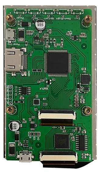 HDW043_001L DWIN HMI 4.3" ЖК-дисплей с интерфейсом HDMI и ёмкостной сенсорной панелью
