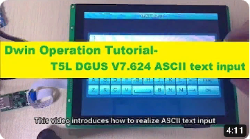 T5L DGUS V7.624 ASCII text input
