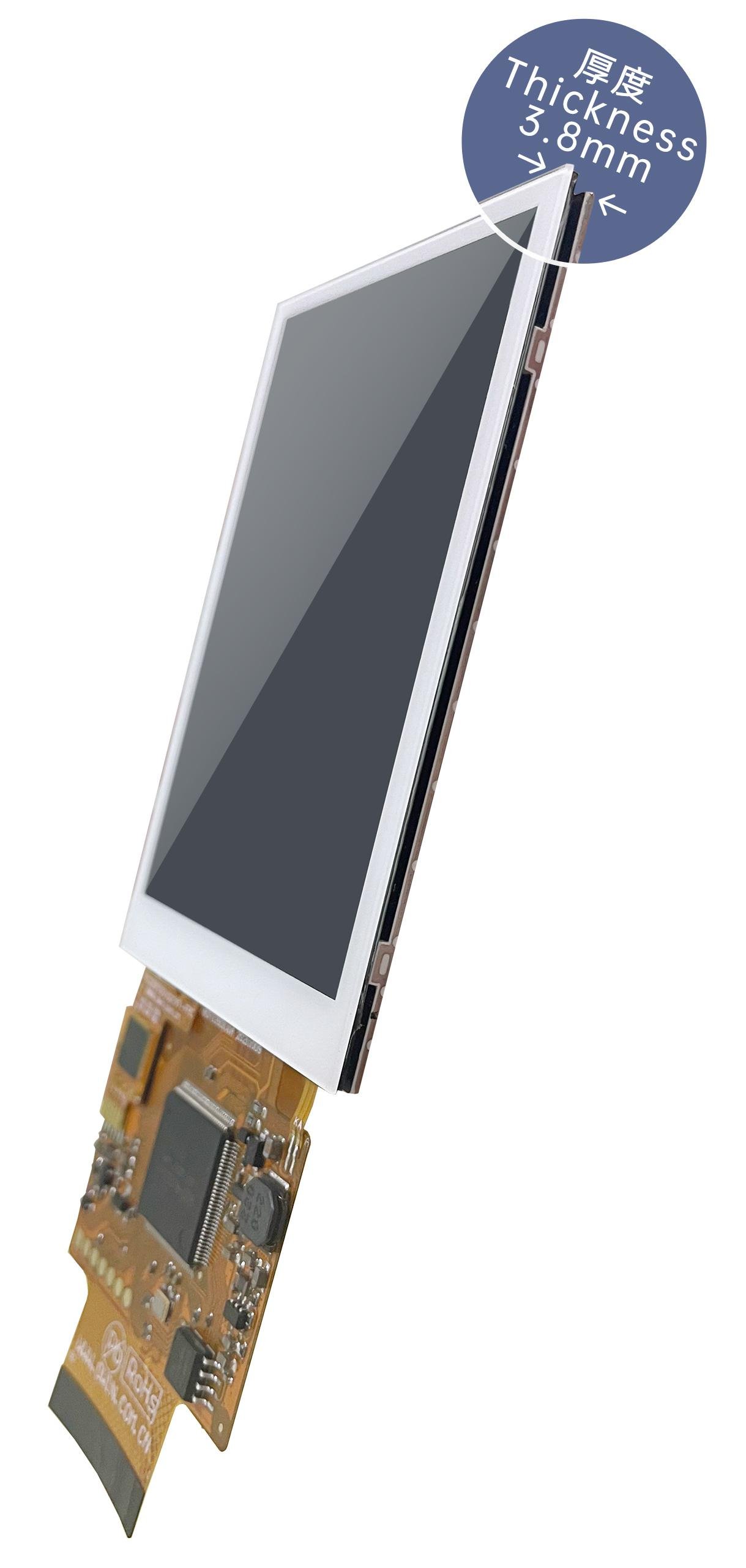 DMG48320F035_01W DWIN T5L0 COF UART HMI 3.5" ультратонкий IPS ЖК-дисплей COF серии