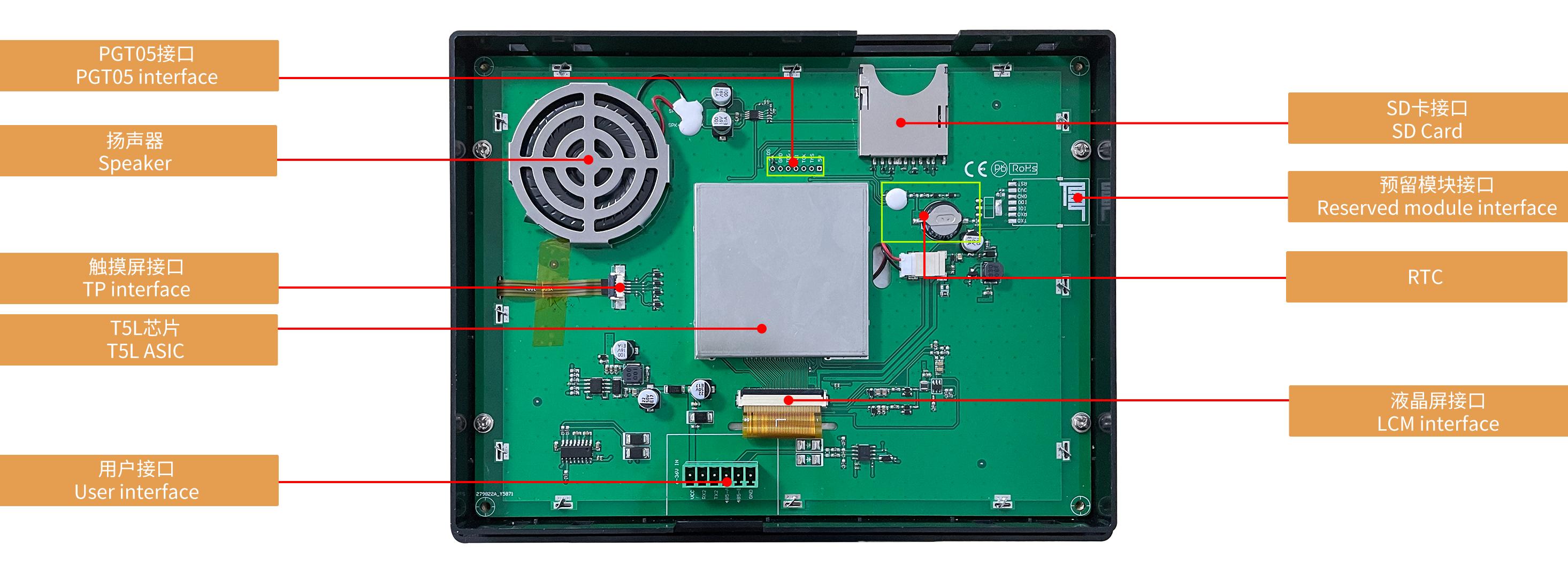 DMG80600T080_15WTR DWIN T5L1 UART HMI 8" TN ЖК-дисплей промышленного класса с сенсорной резистивной панелью