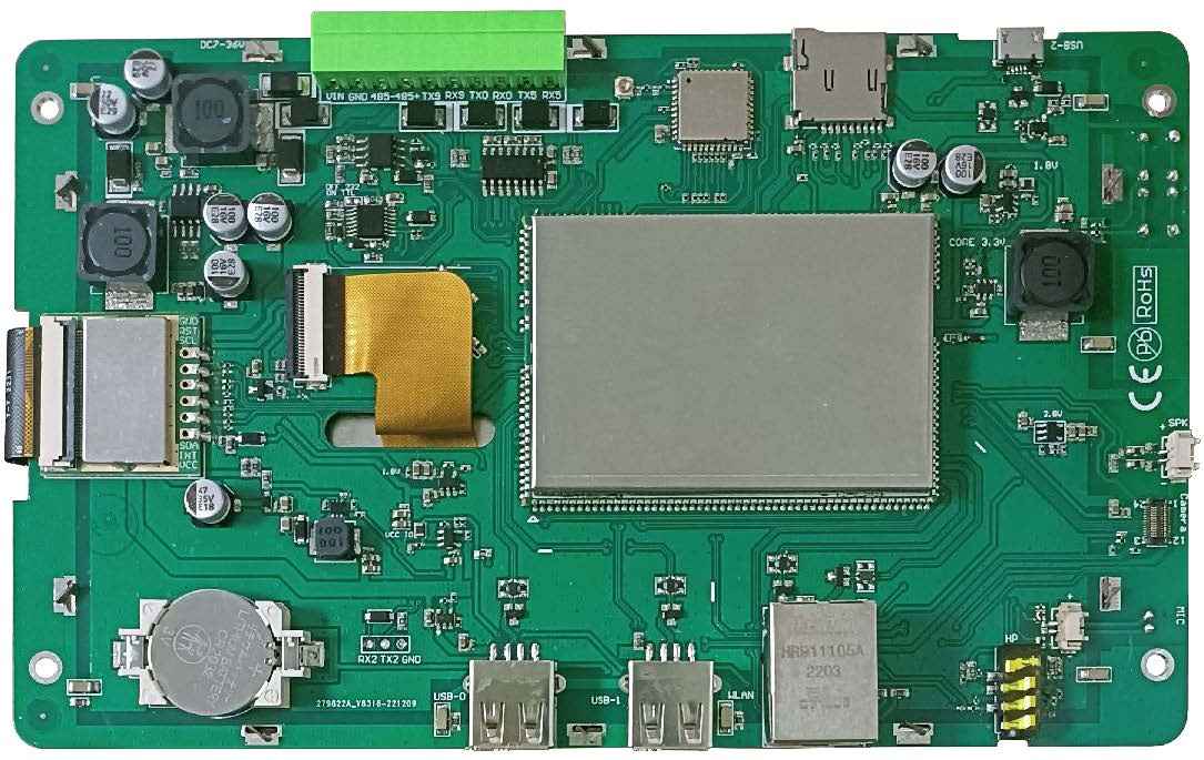DMG12800C070_40WTC DWIN 7" Linux 4.19 IPS ЖК-дисплей 800*1280 коммерческого класса с сенсорной емкостной панелью