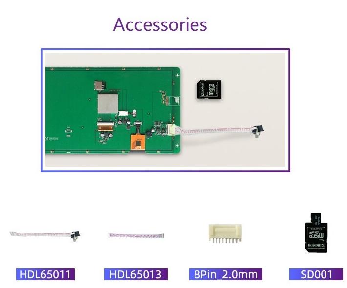 DMG12800K080_03W DWIN T5L2 UART HMI 8" IPS ЖК-дисплей медицинского класса