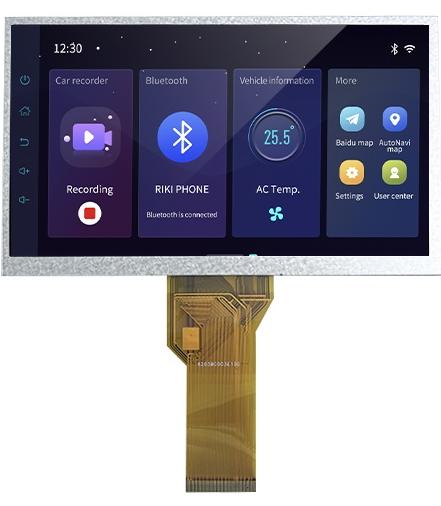 LN80480T070IE3098 DWIN 7" TN ЖК-модуль800×480 с RGB интерфейсом