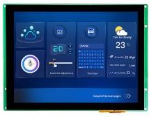 EKT080B DWIN T5L2 UART HMI 8" IPS ЖК-дисплей с оценочной платой разработки