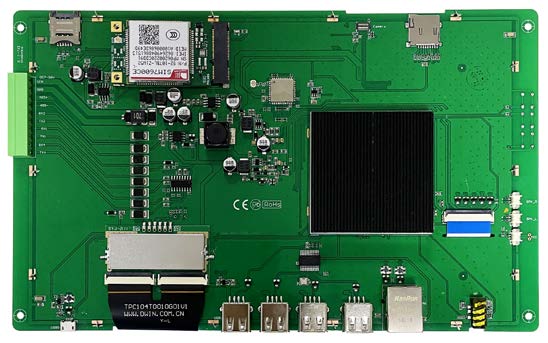 DMG12800T101_33WTC DWIN 10.1" IPS ЖК-дисплей Android промышленного класса с сенсорной ёмкостной панелью