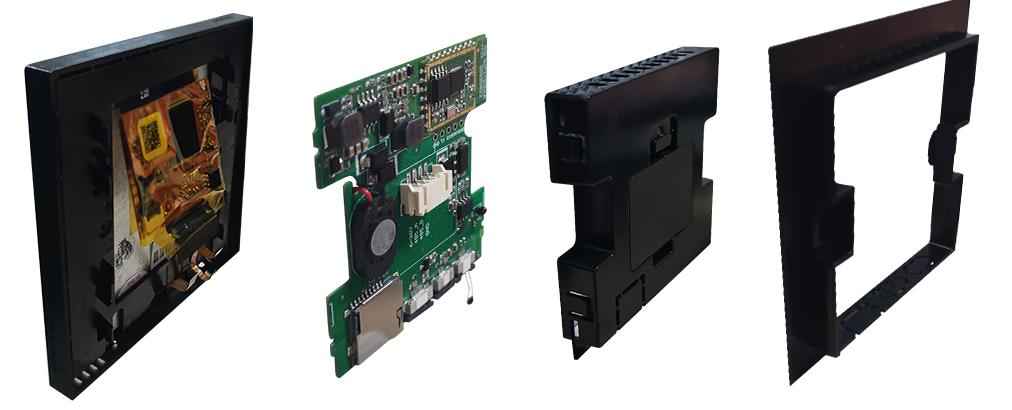 TC040C17U00(W00/W00Z01/W00Z02/W00Z06) DWIN T5L0 UART 4" проводной контроллер IOT Smart Home с сенсорным экраном и Wi-Fi (опционально)