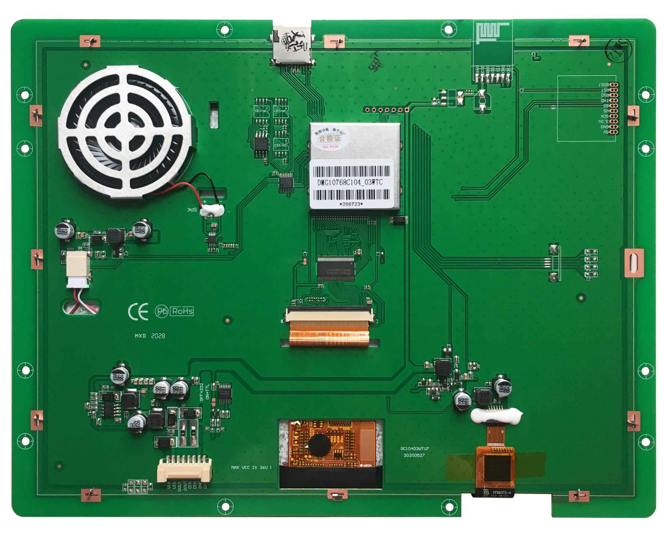 DMG10768C104_03W DWIN T5L2 UART HMI 10.4” IPS ЖК-дисплей коммерческого класса