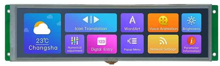DMG19480T088_01W DWIN T5L2 UART HMI 8.88" IPS ЖК-дисплей промышленного класса