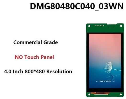 DMG80480C040_03W DWIN T5L1 UART HMI 4" IPS ЖК-дисплей коммерческого класса