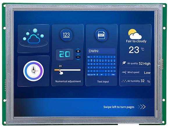 ﻿DMG10768C080_03W DWIN T5L2 UART HMI 8" IPS ЖК-дисплей коммерческого класса