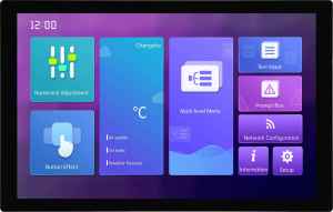 TC101C22W00 DWIN T5L0 UART 10.1" проводной контроллер IOT Smart Home 350nit 1280*800 IPS c емкостным сенсорным экраном и модулем Wi-Fi Tuya