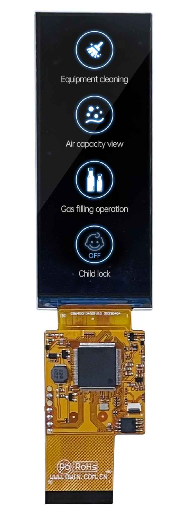 DMG40960F040_01W DWIN T5L0 HMI 4" супертонкий IPS ЖК-дисплей COF серии