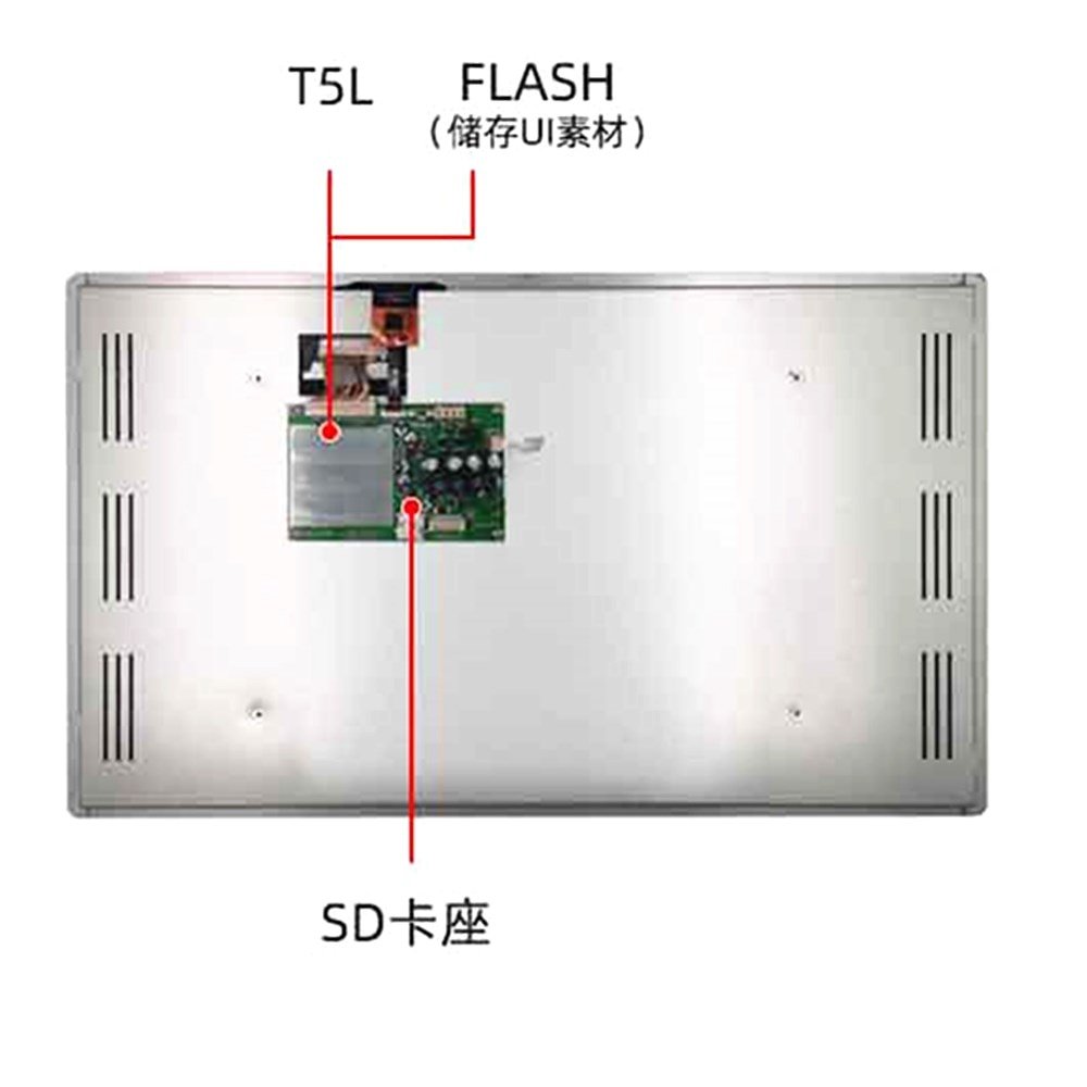 DMG19108C215_03W DWIN T5L2 UART 21.5" AIoT IPS ЖК-дисплей коммерческого класса