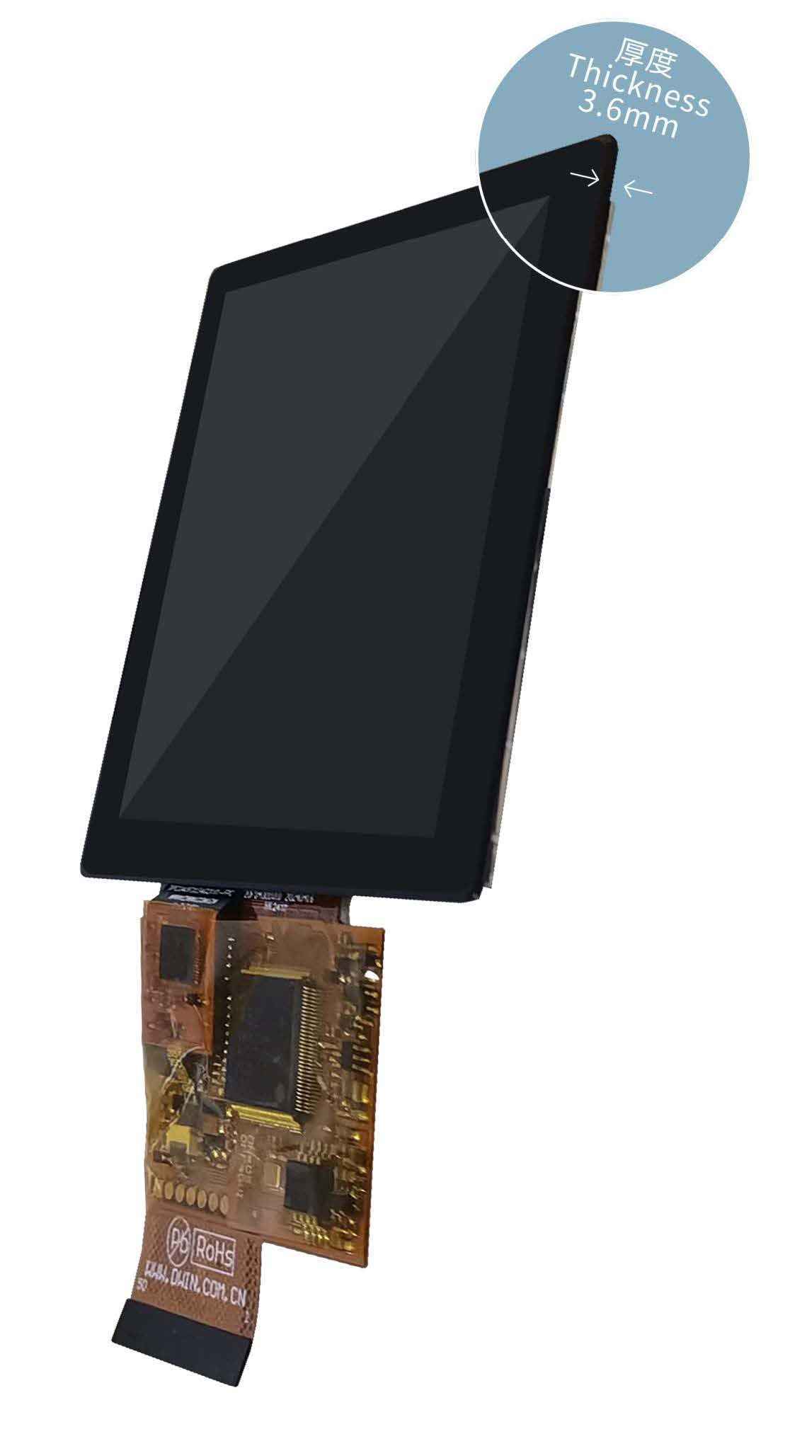 DMG72720F040_01W DWIN T5L1 UART HMI 4.0" ультратонкий IPS ЖК-дисплей COF серии