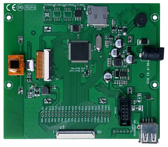 EKT035B DWIN T5L0 UART HMI 3.5" IPS-TFT ЖК-дисплей с функциональной оценочной платой разработки