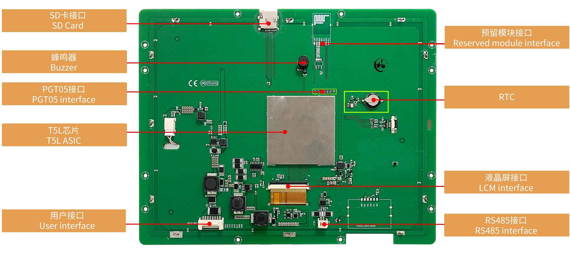 DMG80600S104_03W DWIN T5L1 UART HMI 10.4" TN ЖК-дисплей для суровых условий эксплуатации для суровых условий эксплуатации