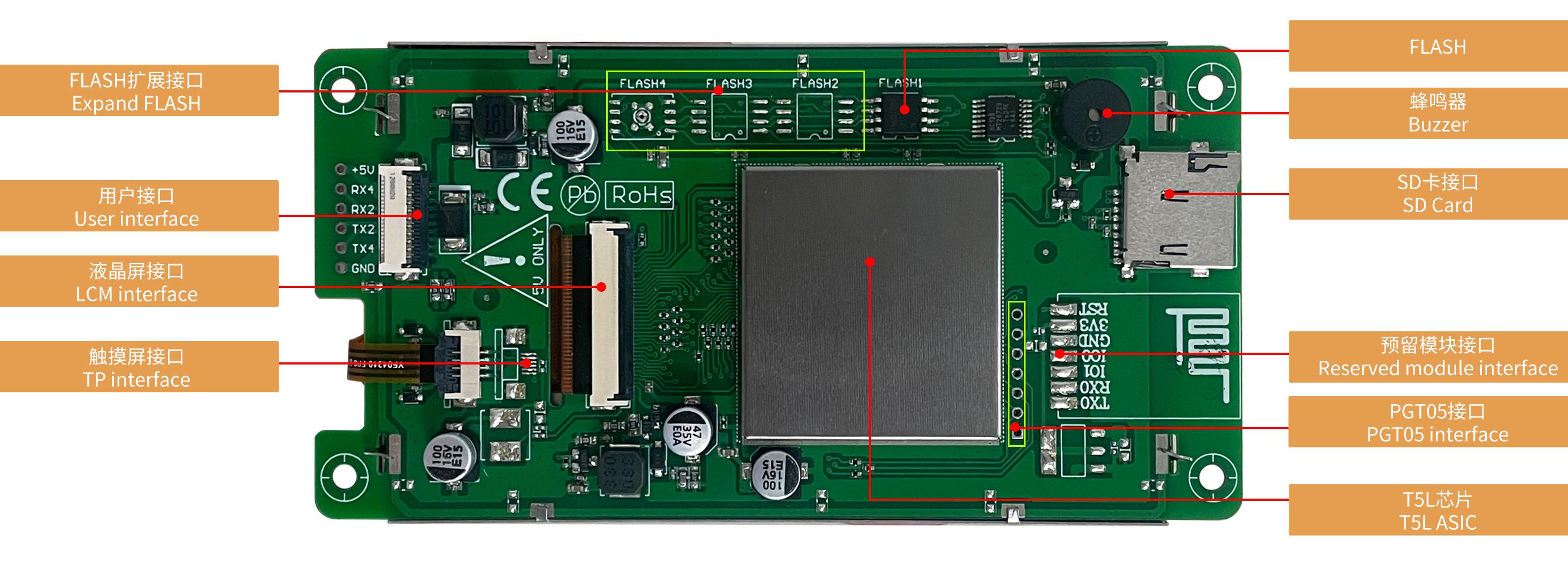 DMG80480C043_02W DWIN T5L1 UART HMI 4.3" IPS ЖК-дисплей коммерческого класса