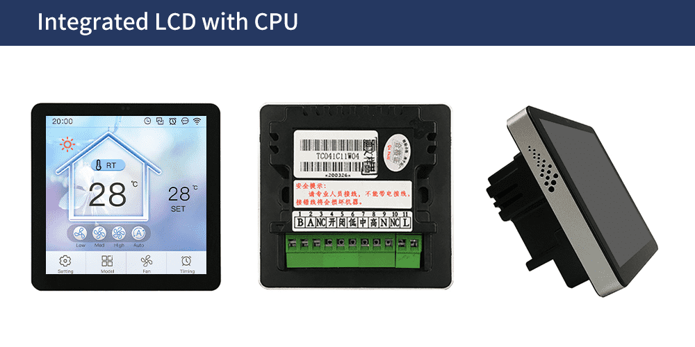 TC041C11U(W)04 DWIN RS485 HMI 4.1" IoT IPS-Smart-LCD термостат