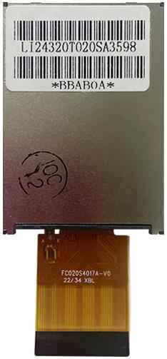 LI24320T020SA3598 2" IPS ЖК-дисплей 240×320 RGB 18bit