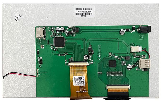 HDW101_001LZ08 DWIN HMI 10.1" IPS ЖК-дисплей 1024x600 с USB и HDMI интерфейсом и сенсорной ёмкостной панелью