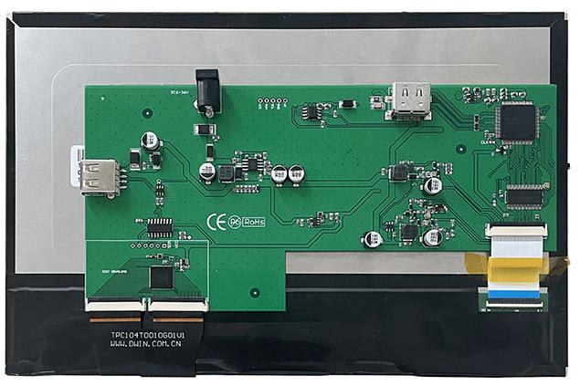 HDW101_004L DWIN 10.1" IPS ЖК-дисплей 1280x800 с USB и HDMI интерфейсом и сенсорной ёмкостной панелью
