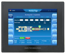 DMT10768T097_35WTC DWIN HMI 9.7" TN емкостный Linux-дисплей 1024*768 промышленного класса в корпусе с сенсорной ёмкостной панелью