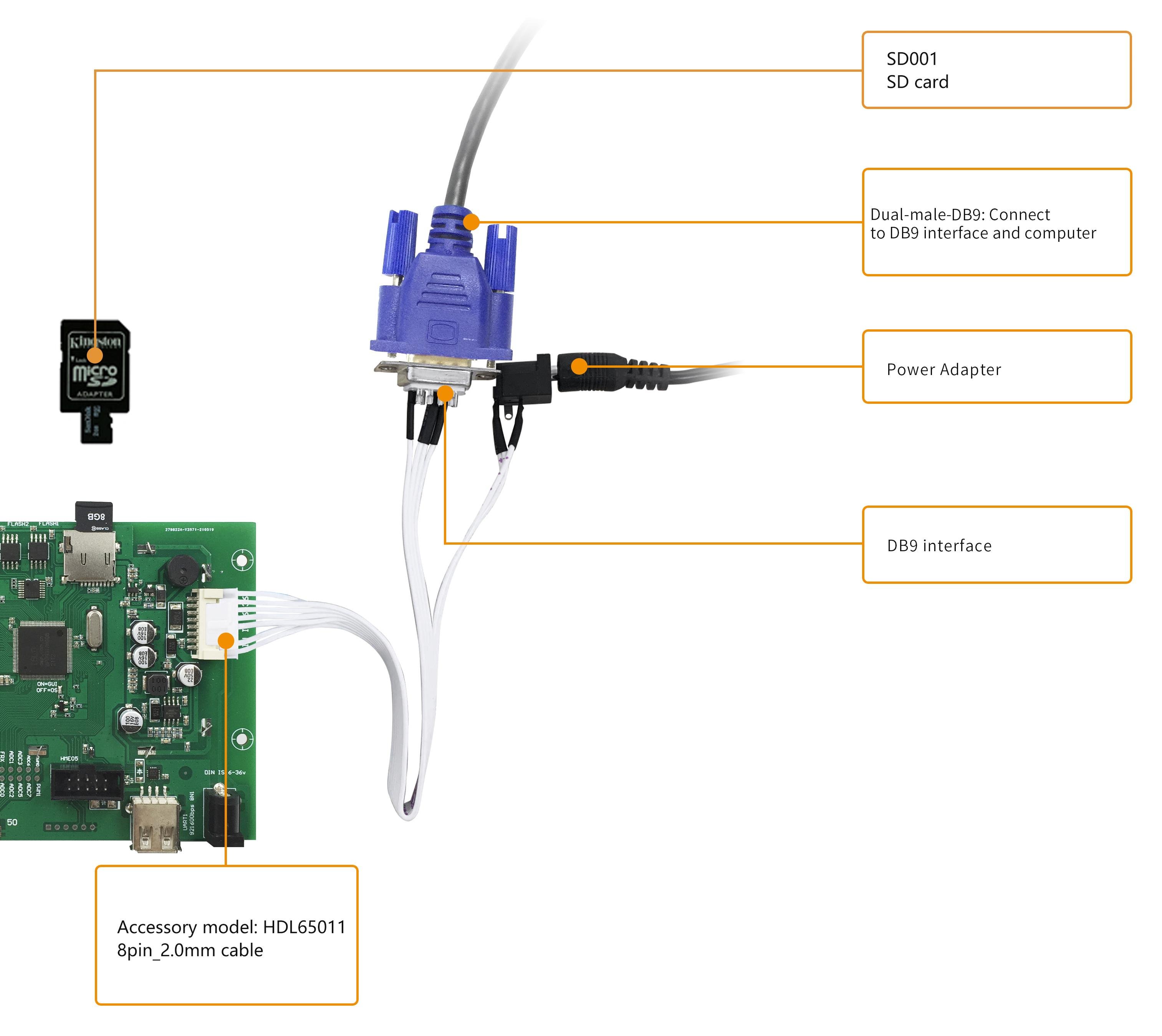 DMG48480T040_01W DWIN T5L0 UART HMI 4" IPS ЖК-дисплей промышленного класса